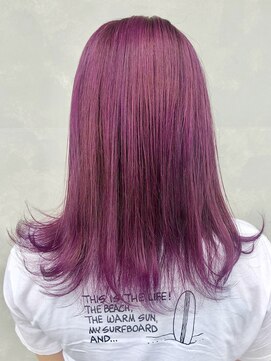 ヴァンクラウドコウベ(VENT CLOUD KOBE) 10代20代★大人可愛い☆ツヤ感ピンクカラー×セミディ