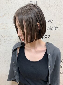 モリオ フロム ロンドン サッポロファクトリー店(morio FROM LONDON) 【morio札幌】2021年札幌髪型 大人かわいい黒髪ストレートボブ