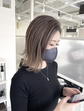 ヘアデザイン ゴドバン(Hair Design Gdobant) #ベージュ#ハイライト#上品#立体感#10代#20代#30代#40代