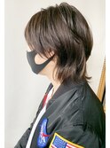 【morio原宿】ウルフ インナーハイライト ウルフヘア