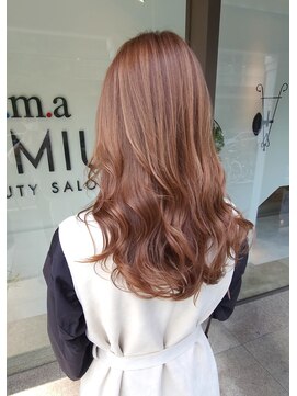 e.m.a プレミアムビューティーサロン 栄駅店(e.m.a PREMIUM BEAUTY SALON) ゆるふわセミロング