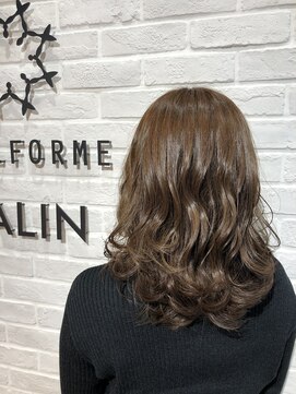 ヘア スパ ビューティー エールフォルム(HAIR SPA BEAUTY YELLFORME) ツヤ感ブラウンカラー