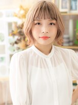 カバーヘアアンドスパ ブリス 浦和西口店(COVER HAIR & SPA bliss) ブロンドカラーフレンチガーリー小顔ボブa浦和10代20代30代