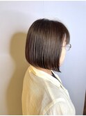 大人可愛い小顔前下がりボブ×ナチュラルボブ×ミニボブ20代30代