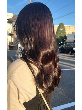 ミルバイアンフィニー(MIL by INFINI) ラベンダーグレージュ×艶髪ロング