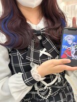 リルミー(Lilme) ピンク×インナーエクステの青が最強な件*まゆ