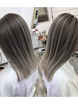 ウネルマ(unelma)&nbsp;バレイヤージュ/エアタッチ/グレージュカラー