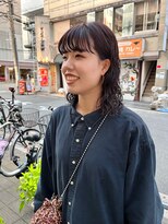 カフ(CAF) CAF FUKO くるくるパーマ/ピンクブラウン/暖色系/大阪/心斎橋