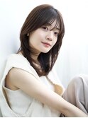 内巻きレイヤー*レイヤーカット*ロングレイヤー*前髪*白髪染めOK