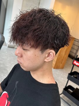 フゥ 宇都宮(FeU) 波巻きスパイラルパーマツイストパーマメンズマッシュパーマ