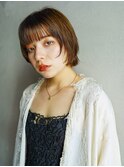 レイヤーカット/デザインカラー/オリーブベージュ/髪質改善/20代