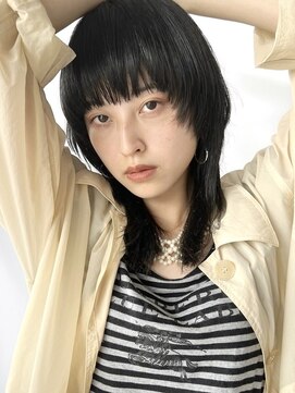 トリッカ シブヤ(TRICCA SHIBUYA) カット/マッシュレイヤー/レイヤー/ミディアム/前髪カット