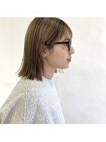 グロー 大宮(GLROW)&nbsp;前髪顔まわりボブレイヤーボブ顔まわり縮毛矯正haruhi