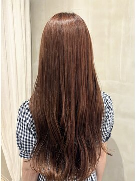 ベルベットヘア 千早店(Velvet hair) orange brown【Shion】