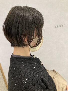 エメ バイ ヘアーポケット(aimer by hair pocket) *+aimerが叶える...スッキリショートボブ*