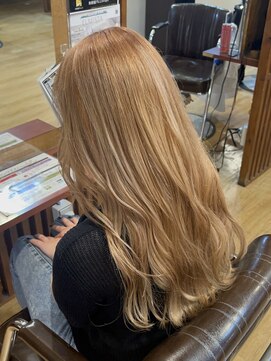 ブリッツレボルト(BLITZ R EVOLUT) ワンブリーチで作る明るめベージュ！