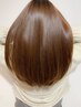 【髪質改善】カット+ハイ透明感カラー+【中性ストレート】+極潤TR￥31900