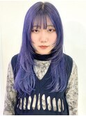 姫カットレイヤーロングミディアムハッシュカット20代30代#13