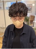 【REN】マッシュショートパーマ