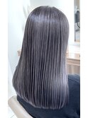 ラベンダーハイライトバレイヤージュ