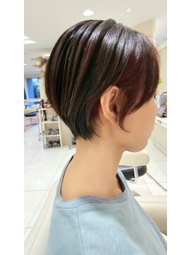 アッシュ 二俣川南口店(Ash) 20代30代40代/フェイスフレーミングレッド//襟ギリショート