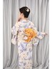 【7/26 8/2 のご予約】＊浴衣一式レンタル着付＋ヘアセット￥11,000～