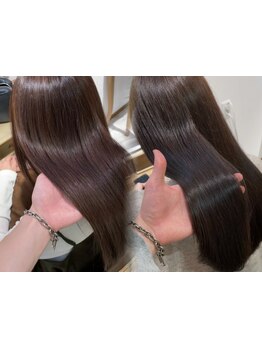 厳選した２種類のトリートメントを導入☆ダメージ、艶感、質感…一人ひとりのお悩みに合わせてご提案◎