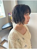 ボブパーマ/パーマボブ/ゆるめパーマ/ニュアンスパーマ