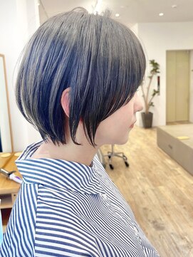 セイドット フクオカ(Say.FUKUOKA) 【Say.福岡】ショートボブ×オリーブベージュ×透明感カラー