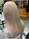 ミルクティーカラー/ダブルカラー/ブロンドベージュ/原宿