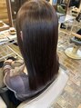 テントヘアー(tent hair) 赤みを抑えた明るいベージュブラウン