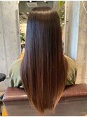 うる艶 ストレート 顔周りレイヤー