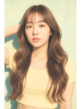ヘアーディープ(hair deep) 【サンドベージュ×ゆる巻きロング】