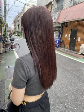 ハイレート ウニクス川越店(Hairate) [Ikeda]カシスブラウンカラー+オージュアトリートメント