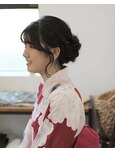お祭りヘアセット