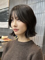 ノード(NODE)&nbsp;栄外ハネナチュラル大人可愛い切りっぱなしボブ