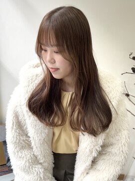 honey beige/ブリーチなしカラー