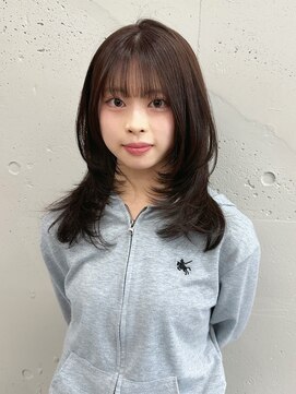 シーク 天神(SEEK) 松尾菫菜/レイヤーカット/ハッシュカット/韓国ヘア