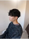 20代30代40代◎波巻きシャドウパーマメンズヘア/高田馬場