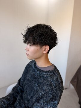 ソイクフ(SOY KUFU) 20代30代40代◎波巻きシャドウパーマメンズヘア/高田馬場