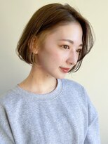 トゥーナ 表参道(tona) 大人ショート・ショートボブ・グレージュ、脱白髪染め☆