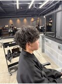 波巻きパーマ