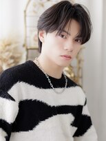 カバーヘア ブリス 戸田公園西口店(COVER HAIR bliss)&nbsp;韓国風センターパート暗髪ニュアンスパーマa戸田公園20代30代