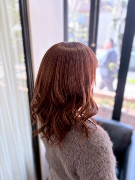 ピュア ポイント 和光店(PURE POINT) ブリーチ無しpink brown