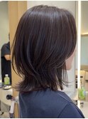 表参道白髪ぼかしウルフショートカットベージュアッシュ30代40代
