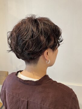 アドパルム(add palm) かりあげマッシュショートパーマスタイル