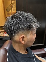 ヒロギンザ 大宮駅前店(HIRO GINZA) ツイスパシルバーメッシュ/大宮/スキンフェード/メンズカット