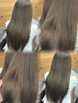 ロックス バイ マグ 松本(rocks BY MAG) 10代20代イエベブリーチ無しワンカラー透明感ヘーゼルベージュ