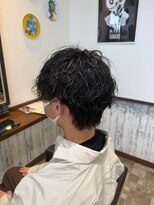 ゴデーレ(GODERE) ツイストパーマニュアンスパーマ髪型メンズ韓国系カジュアル
