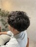 【naga限定】メンズポイントパーマ+カット